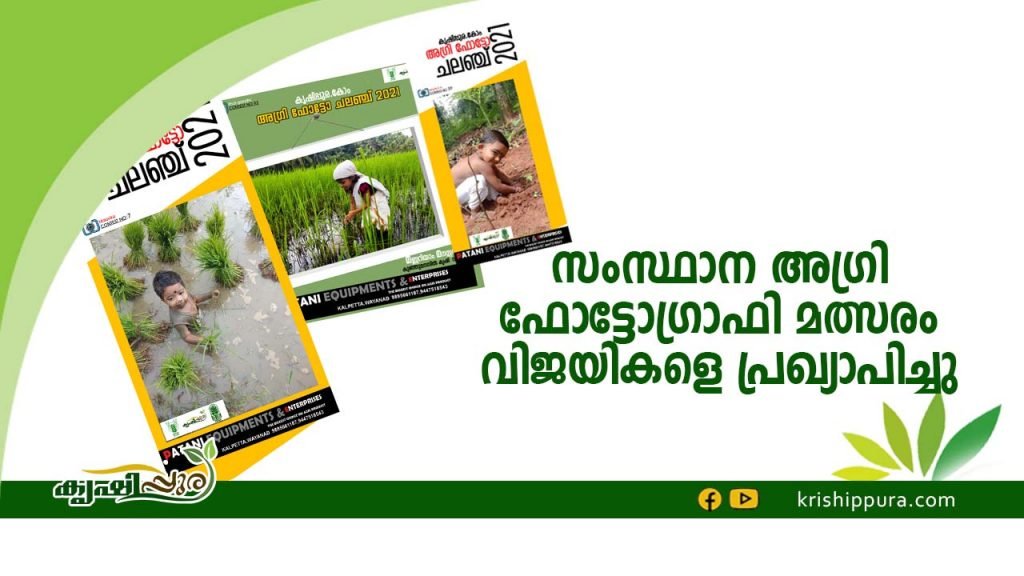 സംസ്ഥാന  അഗ്രി ഫോട്ടോഗ്രാഫി മത്സരം വിജയികളെ പ്രഖ്യാപിച്ചു
